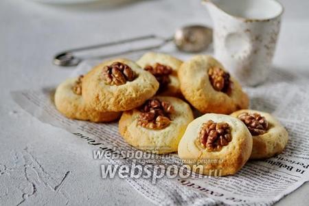 Фото рецепта Миндальное печенье на сметане