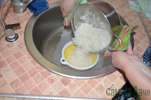сливаю воду