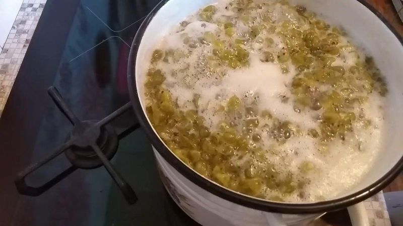 в конце уберите пенку