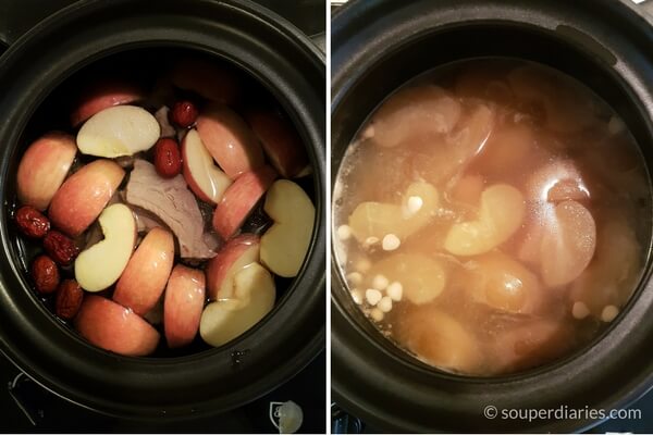 apple-with-pork-ribs-soup