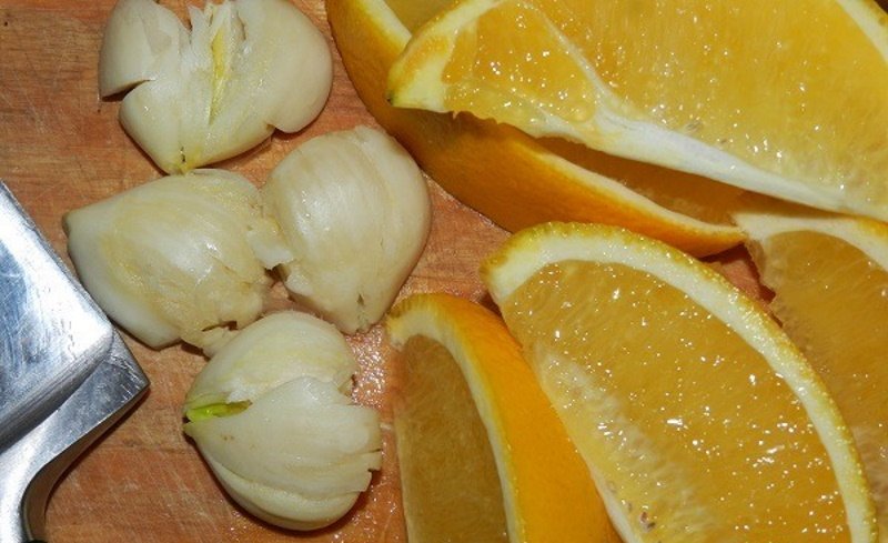 как запечь курицу с апельсинами