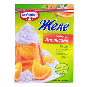 Желе в пакетах