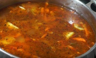 Приготовление соуса супа