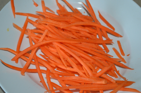 Морковь натертая по корейски