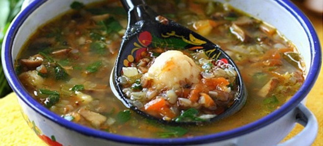 гречневый суп с тушенкой