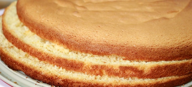 бисквит для голого торта