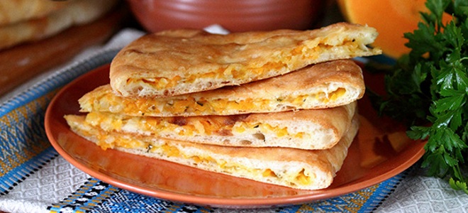 осетинский пирог с тыквой