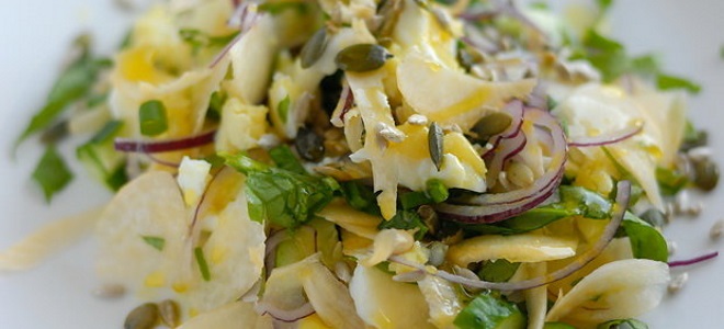 Салат с репой с огурцом - рецепт