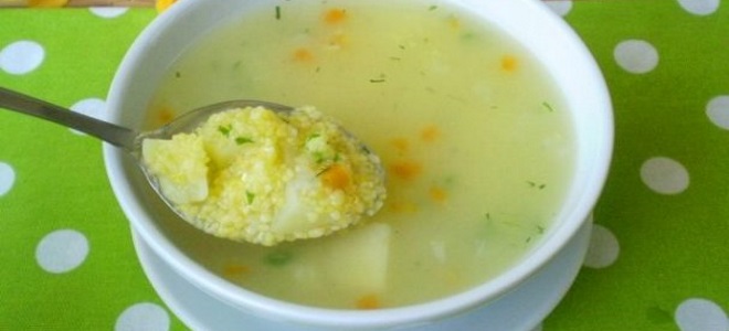 суп с кукурузной крупой рецепт