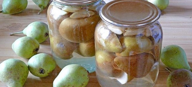 Яблочно-грушевый компот на зиму