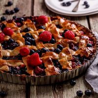 Песочное тесто для пирога с ягодами – рецепт