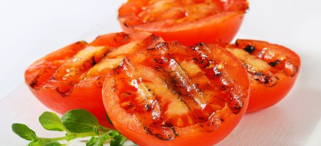 помидоры на сковороде гриль рецепт