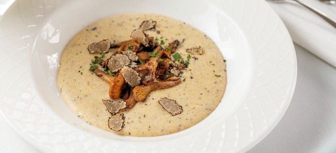 суп из грибов трюфелей