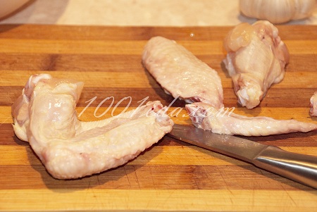Рецепт жаренных куриных крылышек