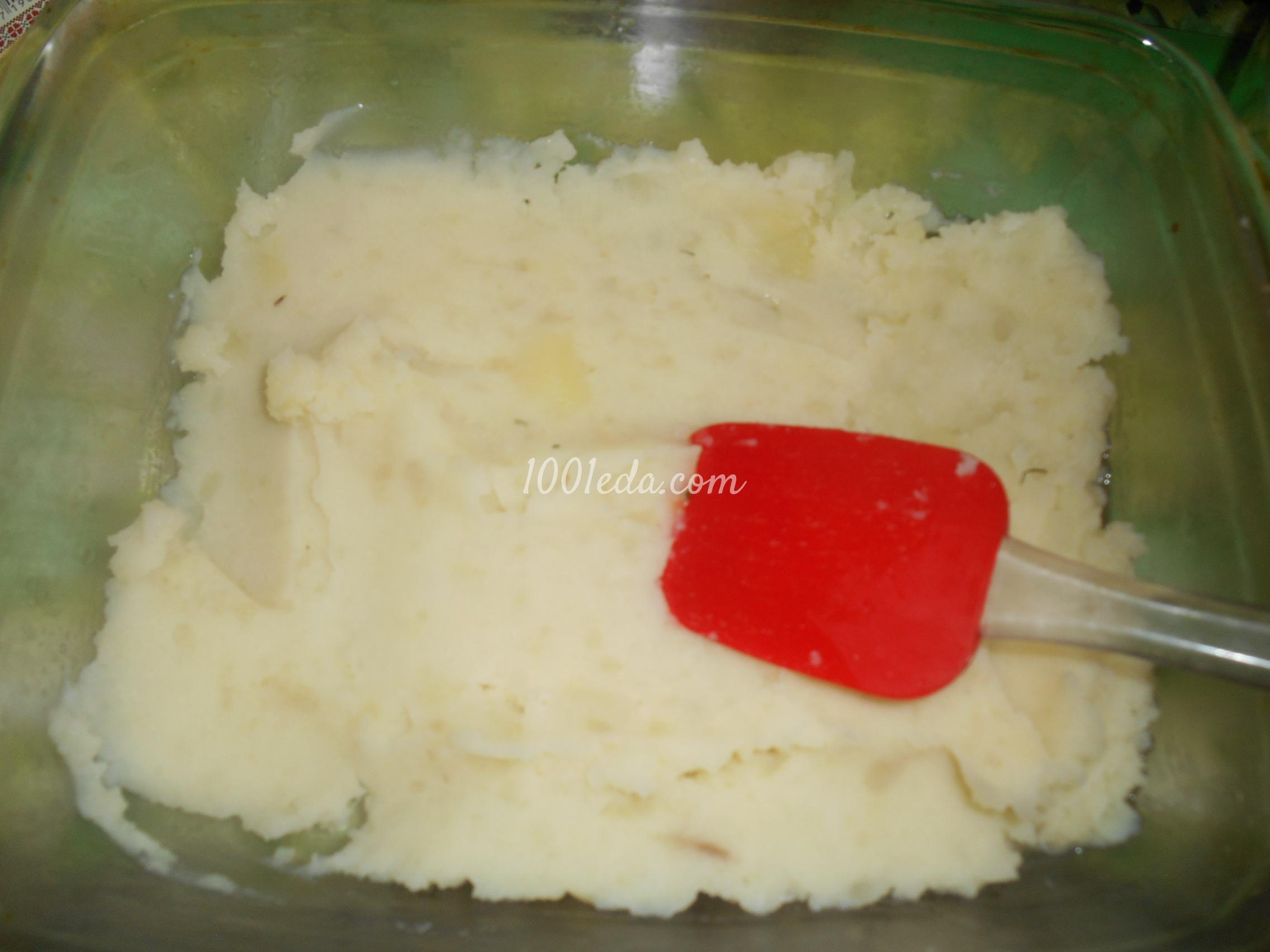 Запеканка из картофельного пюре с капустой: рецепт с пошаговым фото - Шаг №13