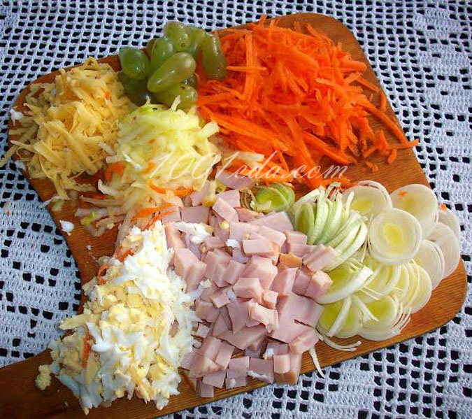 Салат овощной Французский: рецепт с пошаговым фото