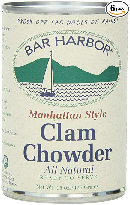 Bar Harbor Chowder, Manhattan Clam