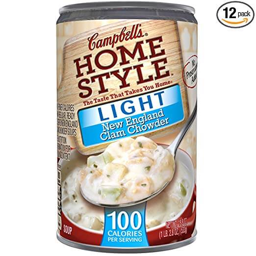 Campbell Homestyle New England Clam Chowder