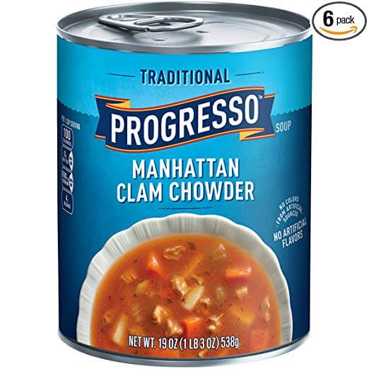 Progresso Manhattan Clam Chowder Soup