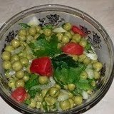Салат из зеленого горошка