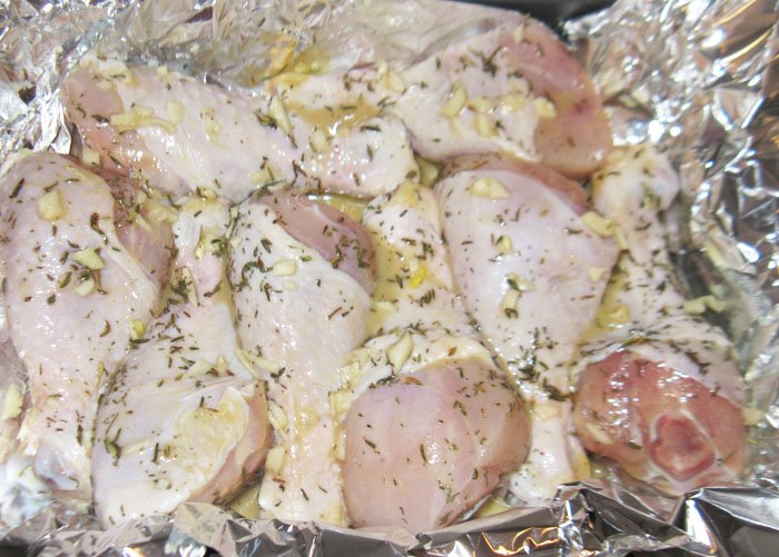 Фото рецепта - Куриные ножки запеченные в духовке в фольге - шаг 3