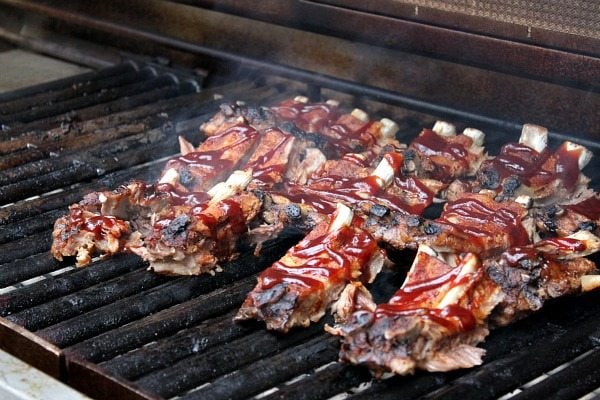 ribs on the grill