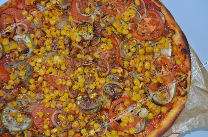 Пицца (постная) пошаговый рецепт с фото