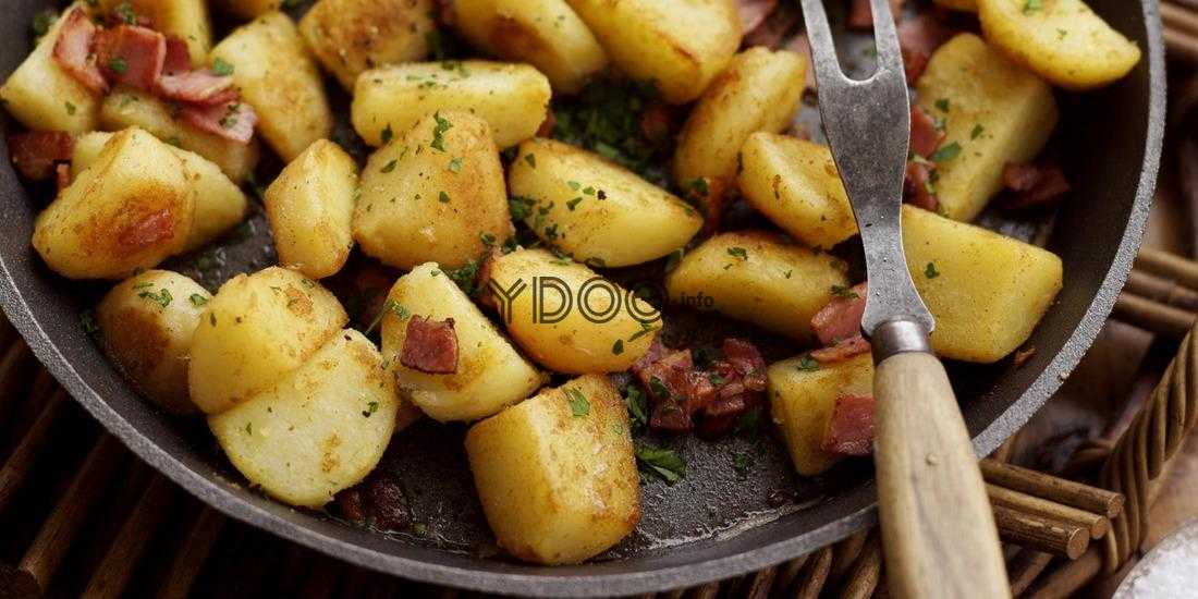 картофель с беконом