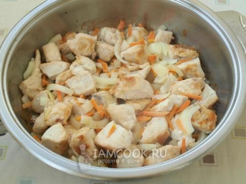Рецепт тушеных овощей с куриным филе. Тушеная курица с овощами
