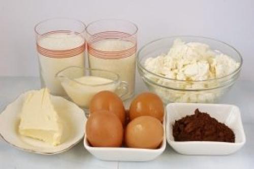 Творог сметана мука яйца сахар. Что можно приготовить из творога, сметаны, яиц, муки и сахара